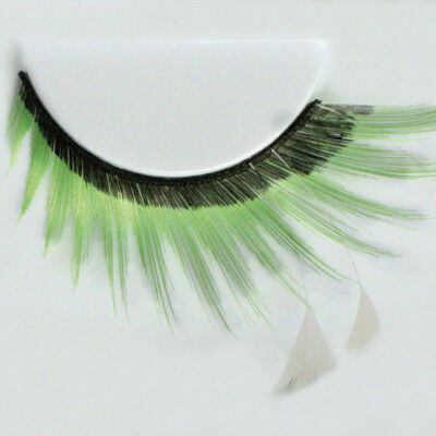 False Eyelashes, Black / Green